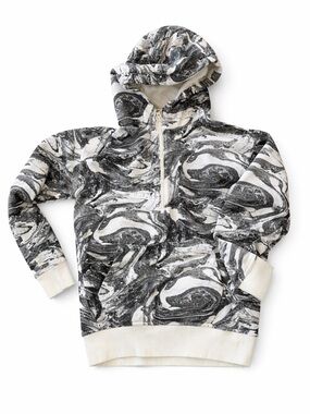 Treasure & Bond Boys Zip Hoodie Gray Marled Size M 8-10 Cozy